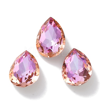 Glass Rhinestone Cabochons RGLA-G020-06A-D502-1