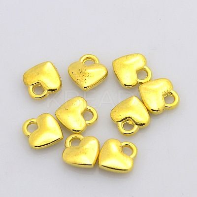 Tibetan Style Alloy Heart Charms LS-TIBEP-LFH260Y-G-FF-1