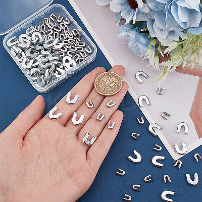 120Pcs 2 Style 304 Stainless Steel & Carbon Steel Spiral Bone Tips FIND-BC0003-88-1