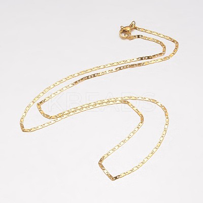 304 Stainless Steel Necklace LS-MAK-K062-11B-G-1