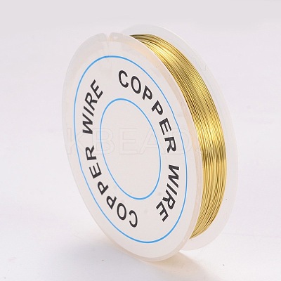 Round Copper Jewelry Wire X-CWIR-CW0.3mm-07-1