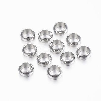 Tarnish Resistant 304 Stainless Steel Spacer Beads STAS-H376-39-1