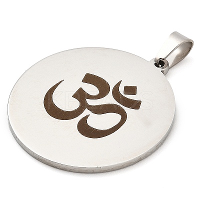 Anti-Tarnish 304 Stainless Steel Pendants STAS-R134-01P-01-1