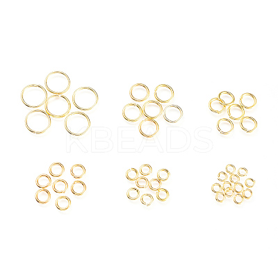 Brass Open Jump Rings KK-JQ0001-01G-1