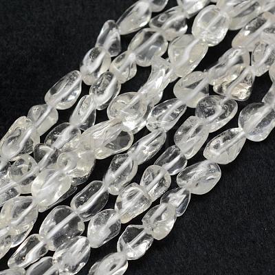 Natural Quartz Crystal Beads Strands G-F521-47-1