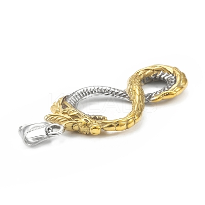 Ion Plating(IP) 304 Stainless Steel Big Pendants LS-STAS-G303-44G-1