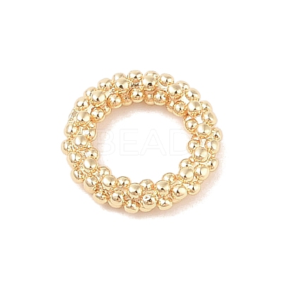 Brass Closed Jump Rings KK-S369-02G-02-1
