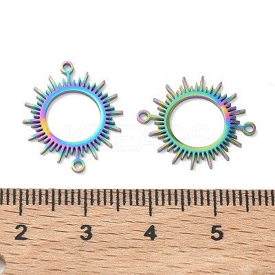 304 Stainless Steel Hollow Connector Charms STAS-P332-12M-1