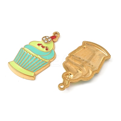 304 Stainless Steel Enamel Pendants STAS-I346-13G-01-1