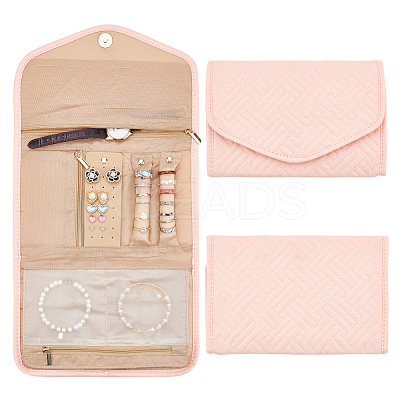 Polyester Envolope Travel Folding Clutch Bag ABAG-WH0035-030C-1