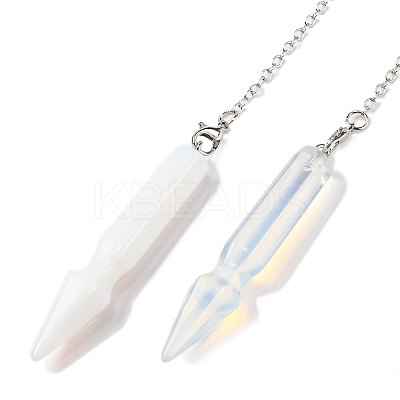 Opalite Pointed Dowsing Pendulums G-Q184-04F-P-1