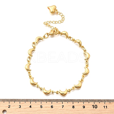 304 Stainless Steel Link Bracelets for Women BJEW-P354-06G-1