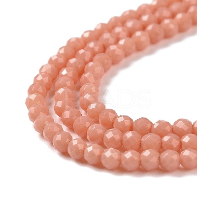 Glass Imitation Jade Beads Strands GLAA-H021-02-02-1
