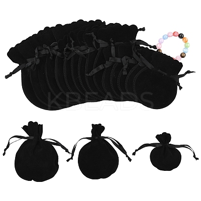 15Pcs 3 Styles Double Sided Velvet Bags TP-YW0001-07A-1