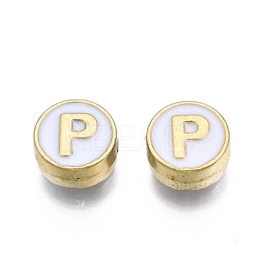 Alloy Enamel Beads ENAM-N052-006-01P-RS-1