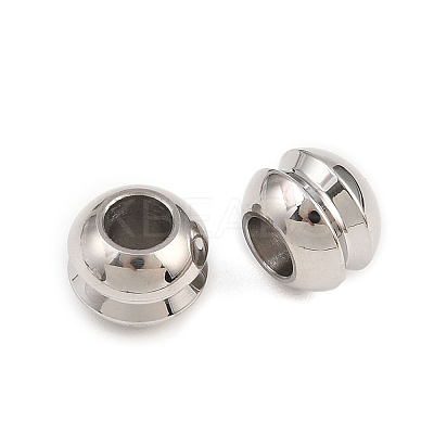 201 Stainless Steel Beads STAS-Z166-09P-1