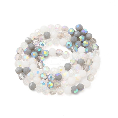 Electroplate Glass Beads Strands X1-EGLA-P048-A03-1