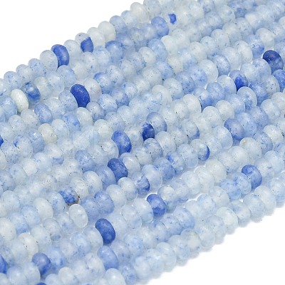 Natural Blue Aventurine Beads Strands G-P575-A02-4x2mm-03-1