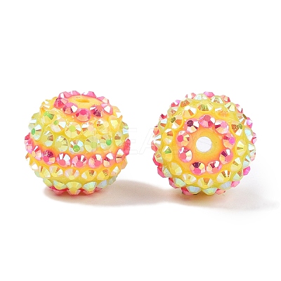 Resin Rhinestone Beads RESI-TAC0004-28F-1