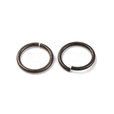 Brass Saw Cut Open Jump Rings KK-G514-01K-B-1
