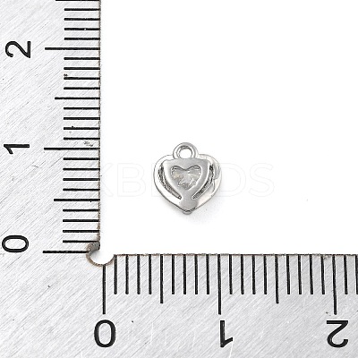 Brass Micro Pave Cubic Zirconia Pendants KK-D283-25P-1