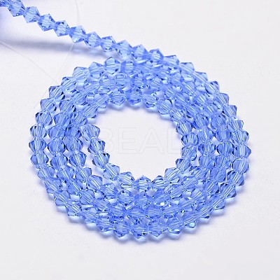 Transparent Glass Beads Strands EGLA-A039-T4mm-D07-1