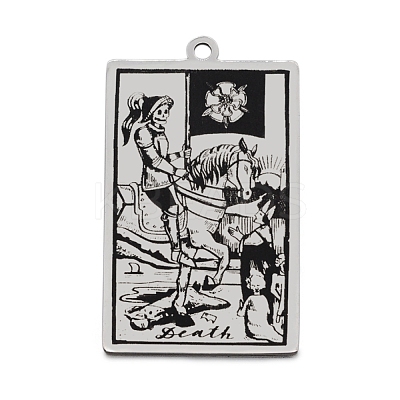 Non-Tarnish 201 Stainless Steel Pendants STAS-S105-LA211-20-1