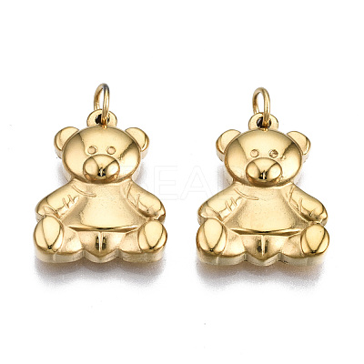 304 Stainless Steel Pendants STAS-S116-416G-1