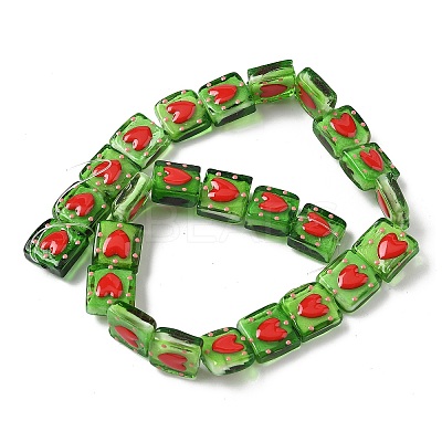 Handmade Lampwork Enamel Beads LAMP-G147-02A-1