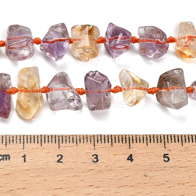 Natural Ametrine Beads Strands G-L634-G01-02-1