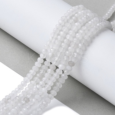 Natural Malaysia Jade Rondelle Beads Strands X-G-E316-2x4mm-63-1