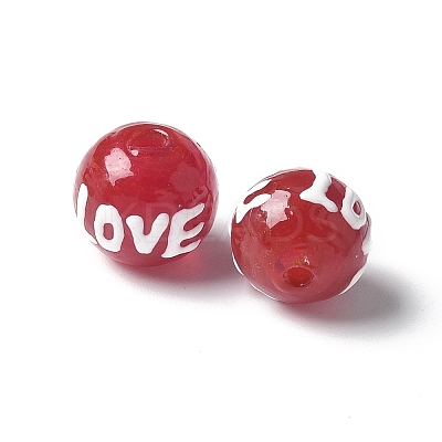 Handmade Lampwork Enamel Beads BLOW-D300-05A-1