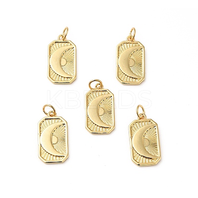 Rack Plating Brass Pendants KK-H431-50G-1