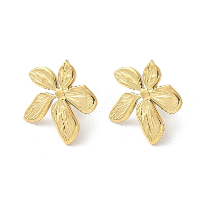 304 Stainless Steel Stud Earrings EJEW-S257-01G-1