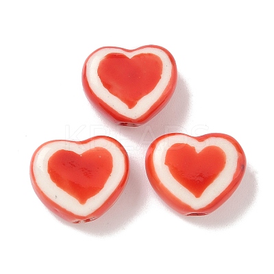 Handmade Porcelain Beads X-PORC-P031-03B-1