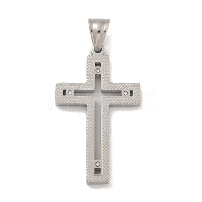 304 Stainless Steel Pendants STAS-D110-16AS-1