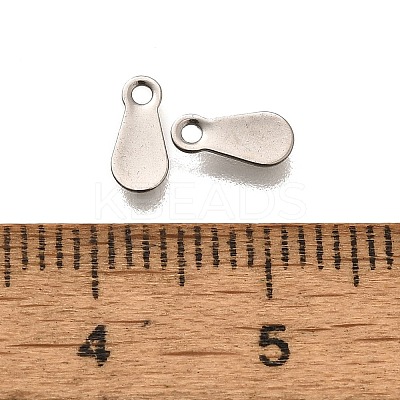 304 Stainless Steel Stamping Blank Tag Charms STAS-F311-04P-02-1