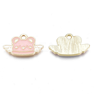 Alloy Enamel Pendants PALLOY-N170-034B-NR-1