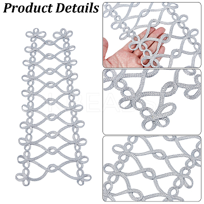 1Pc Polyester Dress Trim FIND-CY0002-05A-1