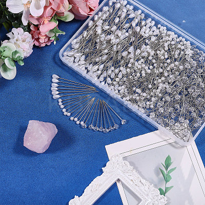 480Pcs 3 Styles Plastic Pins FIND-CA0011-41-1