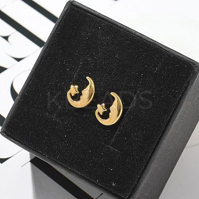 304 Stainless Steel Stud Earrings for Women STAS-Z117-17G-03-1