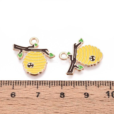 Alloy Enamel Pendants ENAM-T022-61A-1