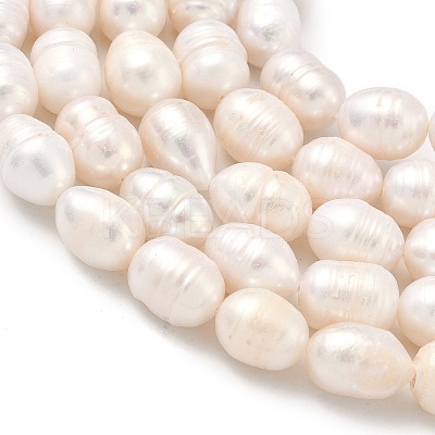 Natural Cultured Freshwater Pearl Beads Strands PEAR-D003-01D-11-1