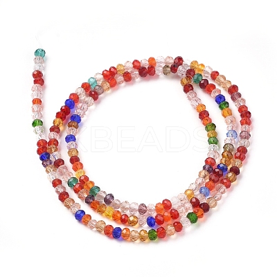 Transparent Glass Beads Strands GLAA-E415-04-1