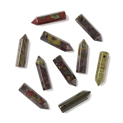 Natural Dragon Blood Pointed Pendants G-D460-01J-1