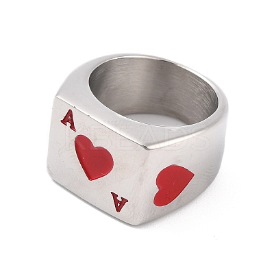 Stainless Steel Finger Rings RJEW-C019-02P-1