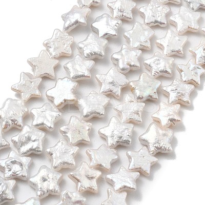 Natural Baroque Keshi Pearl Beads Strands PEAR-P064-04A-03A-1