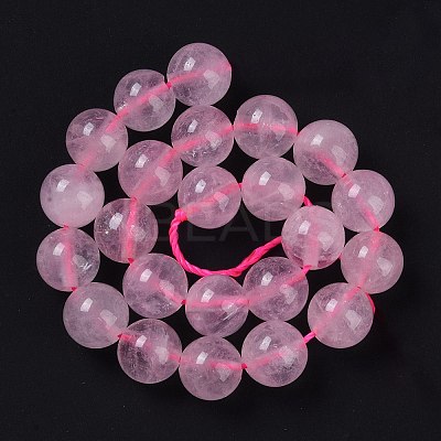 Natural Rose Quartz Beads Strands X-G-E252-01-6mm-1