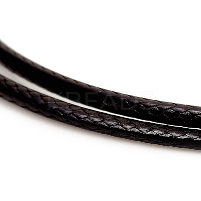 Waxed Polyester Cord Necklaces Making MAK-G014-08P-1