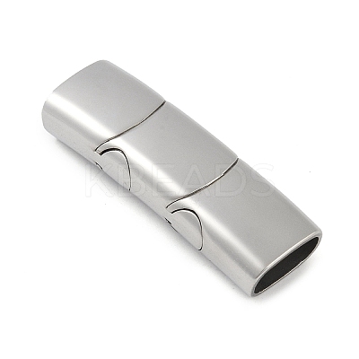 Tarnish Resistant 316 Surgical Stainless Steel Magnetic Clasps with Glue-in Ends STAS-F269-04P-02-1